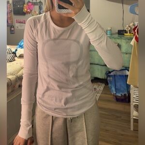 Lululemon White Long Sleeve